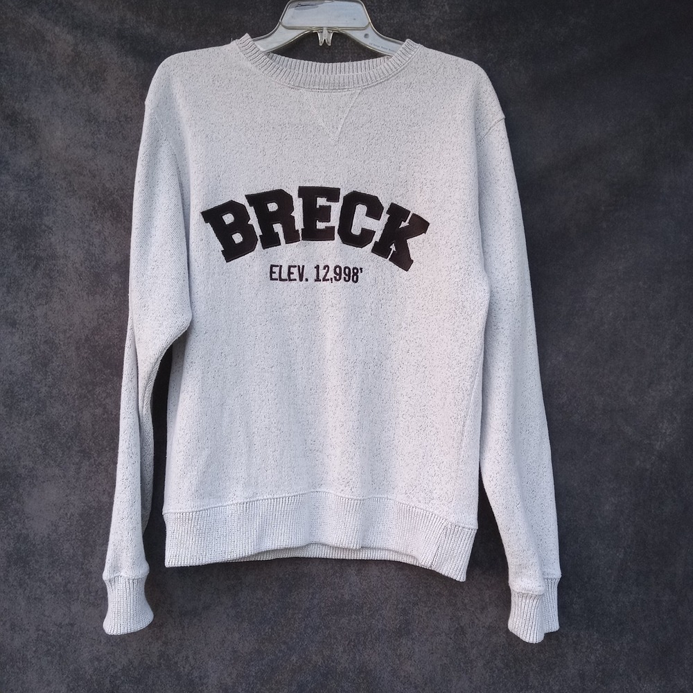 Breck Breckenridge Colorado Rockies Ski Resort Graphic Crewneck Sweatshirt Small
